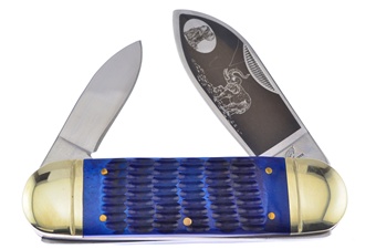 4.25" 440 Stainless Steel Blue Pickbone Large Sunfish