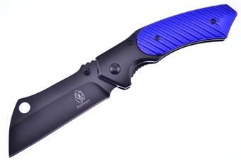 4.625" Blue Stainless Steel Snapshot Cleaver