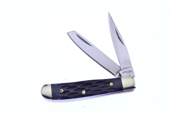 2.5" Black Jig Bone Baby Trapper