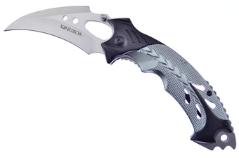 5.375" Grey Aluminum Snapshot Karambit