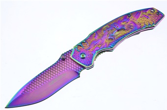 4.75" Rainbow Titanium Dragon Snapshot