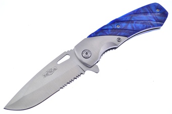 4.5" Blue Fluted Composite Snapshot Tactical