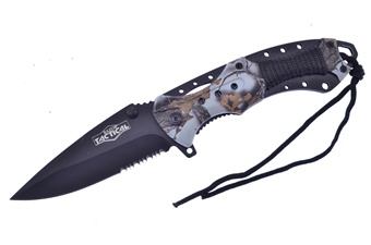 4.5" White Camo Snapshot Tactical