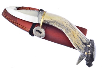 9" Inlay Crown Stag Guthook