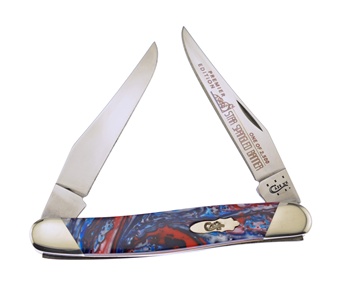 3.875" Case Star Spangled Banner Muskrat