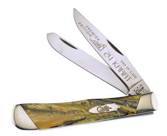 4.125" Case 24 Karat Trapper