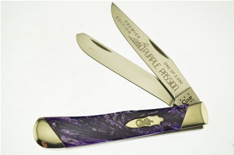 4.125" Case Purple Passion Trapper