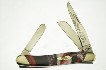 3.625" Case Man In Black Medium Stockman