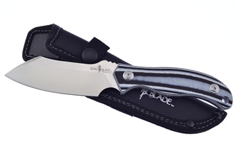 8.5"Overall Black/White G10 Nylon Sheath
