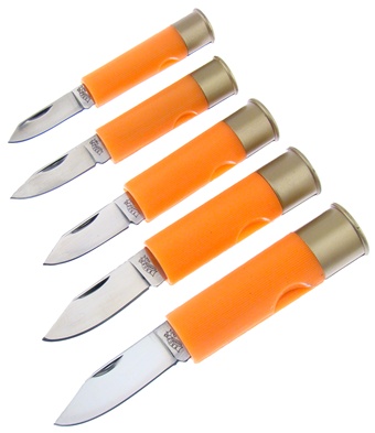5pc Shotgun Shell Orange Set