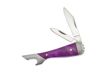 3" Purple Resin Leg Knife