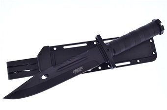 13.75" Black Handle Black Blade