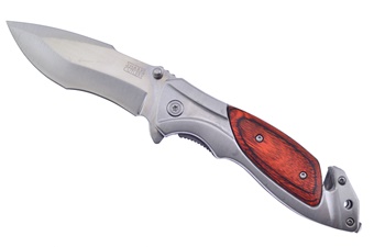 4.5" Stainless Steel/Rosewood Snapshot