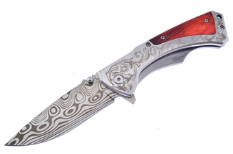 5" Stainless Steel w/Rosewood Inlay Snapshot