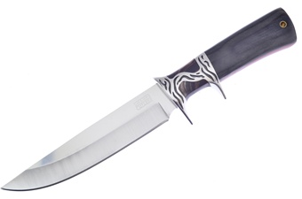 12"Overall Black Pakkawd Stainless Steel Boltster