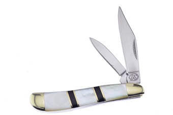 2.875" Mother Of Pearl/Black Onyx Little Peanut