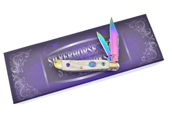 2 7/8" Wh Jig Bone Rb Titanium. Blade