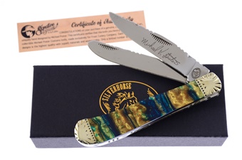 Michael Prater Gold & Green Trapper