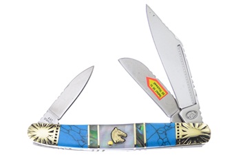 Silverhorse Wrangler Turquoise. 4"