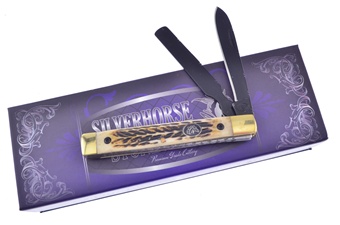 3.75" Wh Jig Bone Black Titanium Blade