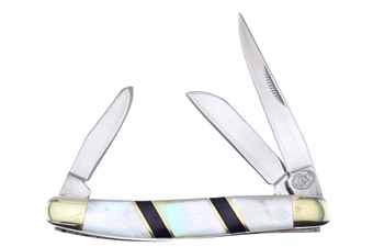 3.5" Black Onyx/Mother Of Pearl Stockman