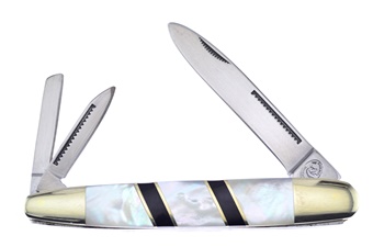 4" Black Onyx/Mother Of Pearl Whittler