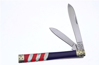 3.75" Red/White/Blue Doctor's Knife