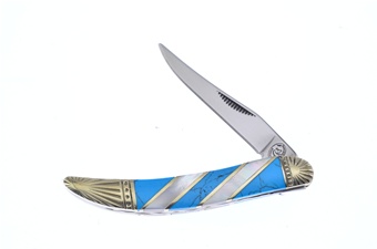 3" Mother Of Pearl/Turquoise Toothpick
