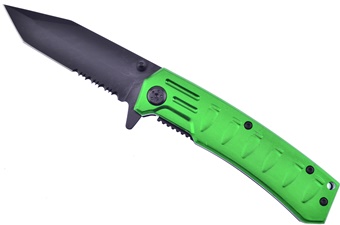 Green Folding Knife
