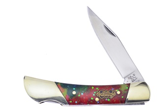 3.5" Christmas Sparkle Resin Barracuda