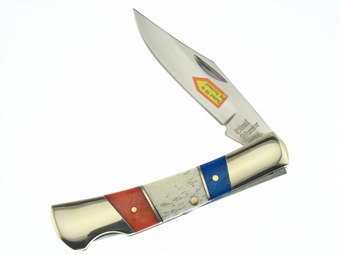 3.5" Red/White/Blue Smoothbone Barracuda