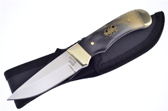 6" Ox Horn Coon Hunter w/Sheath