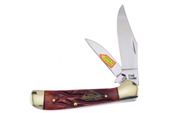 3.25" Steel Warrior Brown Molasses Bone Locking Copperhead