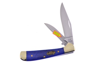 3.25"Midnight Blue Lockback Copperhd