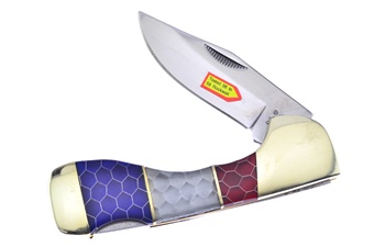 3.75" Red/White/Blue Honeycomb Choctaw