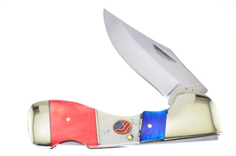 3.75" Red/White/Blue Smoothbone Choctaw