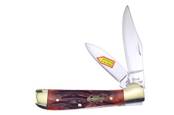 3.25" Brown Molasses Jigged Bone Copperhead