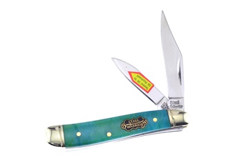 2.875" Blue Green Swirl Resin Peanut