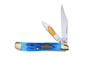 2.875" Dark Blue Jigged Bone Peanut