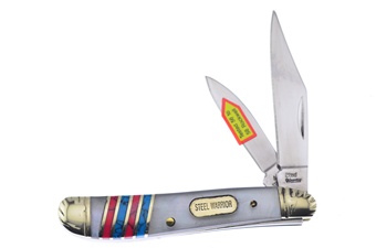 2.875" Mother Of Pearl Red Blue Turquoise Peanut