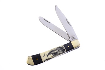 Trapper Eagle Buff.Horn/Smoothbone 4.25"