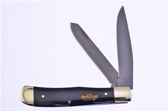 4" Black Smoothbone Trapper