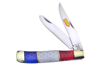 4.25" Red/White/Blue Honeycomb Trapper