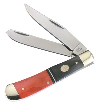 4.25" Red/Black Smooth Bone Trapper