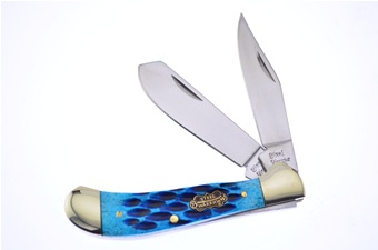 3.375" Blue Pickbone Small Saddlehorn