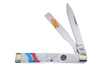 3.75" White Smoothbone Libery Bell Shield Doctor's Knife