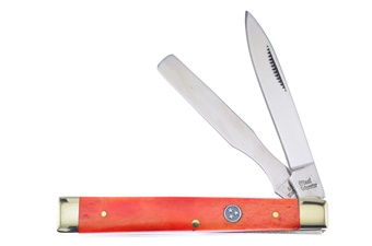 3.75" Orange Smoothbone Tristar Shield