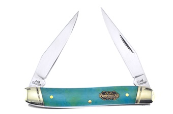 3.5" Blue Green Swirl Resin Muskrat