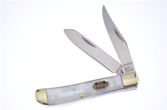 3.5" Saltwater Mother Of Pearl Little Trapper