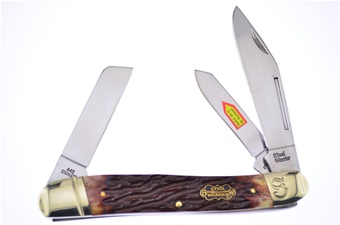 4.75" Brown Molasses Jig Bone Swayback Stockman